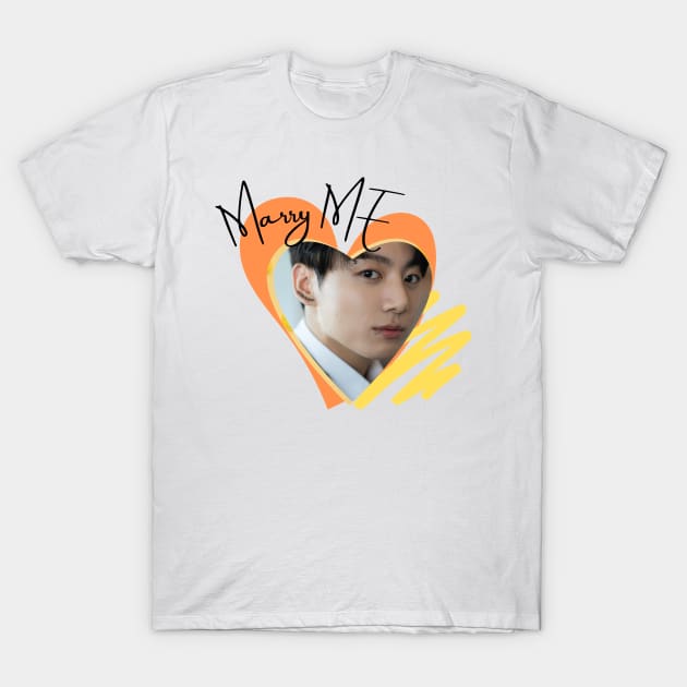Marry Me Jungkook T-Shirt by PedaDesign